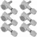 Paramount, a good electric guitar knob, one side, chromium, model J02CR Tuning Machine Head for Electric Guitar.