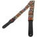 Alice, guitar strap, 5 cm wide cotton material with rope, guitar head, art pattern, model A040-CS2 + free Pig ** with a piercker, guitar pic, straight logo **