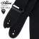 Alice Guitar Strap สายสะพายกีตาร์ ผ้าฝ้าย ปลายหนังเทียม พร้อมเชือกผูกหัวกีตาร์ สีดำ รุ่น A040-SS1 + แถมฟรีปิ๊กกีตาร์