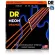 DR Strings NOB-45 สายกีตาร์เบส 4 สาย แบบเคลือบ สีส้ม เรืองแสง Medium, 45/105 ** Made in U.S.A.**