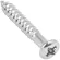 Paramount He-004, 2 guitar strap pins, metal head, 12 mm. Guitar Strap Button ** 1 pack with 2 pieces **