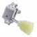 PARAMOUNT J44 CHROME, a translucent guitar knob installed 2 elephants, plastic knob, jade color + free nut with installation ** Made in Korea **