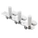 PARAMOUNT JC78, a classic guitar knob, 2 -side installation panel, plastic knob Tuning Machine Heads for Classical Guitar + Free Knot with installation ** Made