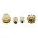 Fender® ปุ่มหมุดสายสะพาย Gold พร้อมระบบล็อคแบบพิเศษ / Strap Locks ใช้ได้กับกีตาร์ทุกประเภท