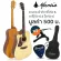 Mantic AG-1CLH 41-inch left hand guitar, Dreadnought style, concave neck, Sitka, Spruez // Oumme wood + free bag / kapo / pi