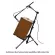 On Stage® RS7500, 3 -legged Amp amp stand, Mike Boom Tiltback Tripod Amp Stand