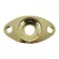 Paramount HJ002 แผ่นปิดแจ็คกีตาร์ ฝาครอบแจ็คกีตาร์ไฟฟ้า แบบทรงรี Output Jack Guitar Plate Socket / Oval Shape