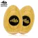 Echoslapp Egg Shaker, DECS-Eggwood Wooden Eggs, 2 packs
