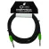 Carlsbro 3 meters of the Green Rubber Jack Strap BJ032-3M 3M Guitar Cable, 3M guitar jack