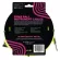 ERNIE BALL®, a nylon jackal line, knit 5.5 meters long, straight head / bend, 2 floors, 18FT Braided, StraigHT / Angle Instrument Cable