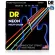 DR Strings NMCB-45 สายกีตาร์เบส 4 สาย แบบเคลือบ สีรุ้งเรืองแสง Medium, 45/105 ** Made in U.S.A.**