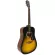 Mantic GT-1D, 41 inch acoustic guitar, Dreadnough style, Angle Mandrus/Cherry Wood + Free Bag & Kapo & Pi
