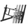 On Stage® KS7365EJ ขาตั้งคีย์บอร์ด 2 ชั้น ปรับความกว้างและความสูงได้ Folding Z Keyboard Stand w/ 2nd Tier