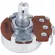 Paramount H50 ปุ่มหมุนวอลุ่ม B250K Ohm ก้านสั้น ขนาดใหญ่ Electric Guitar Potentiometer Split Shaft Linear Taper Switch Volume Tone / Short Shaft