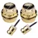 Fender® ปุ่มหมุดสายสะพาย พร้อมระบบล็อคแบบพิเศษ / Strap Locks ใช้ได้กับกีตาร์ทุกประเภท