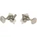 GotoH® SE780 Open Gear 06m-L3R3-XN Guitar knob, airy guitar, vintage silver, vintage head, Zinc X-Nickle-Tuni