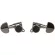 GotoH® SG381 Stardard AB20-L3R3-LOC. Guitar knob, airy, black guitar, curved head cover, Zinc Cosmo Black-TUNING MACHIN.