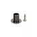 GotoH® SG381 Stardard AB20-L3R3-LOC. Guitar knob, airy, black guitar, curved head cover, Zinc Cosmo Black-TUNING MACHIN.