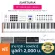 Arturia® Keylab 88 MKII MIDI CONTROLLER HAMMER-AATION Keyboard 16 PAD/ 9 Fader/ 9 Rotary + Free USB & ABLETON LITE LITE ** Center insurance