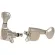 Gotoh® SGS510Z Stardard S5-L6-XN ลูกบิดกีตาร์ ลูกบิดกีตาร์ไฟฟ้า สีเงินวินเทจ แบบฝาครอบ หัว L5 Zinc X-Nickle - Left-Sided