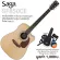 SAGA® SF850CE 41 inch electric guitar, Dreadnough shape, Top Solid Spruce with Fishman + Free Girl Bag