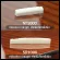 PARAMOUNT NT1000 + SD1000 Acoustic Guitar Bone Nut & Saddle + Lower Loss + 1 Petal Bone Guitar / 2 pieces