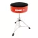 CMC® CM-DT900 / SEAT900 สีแดง เก้าอี้กลอง เบาะกลม หุ้มด้วยกำมะหยี่ด้านบน แบบปรับเกลียว ขาตะเกียบคู่ อย่างดี