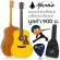 Mantic AG-620, 41 inch acoustic guitar, Dreadnough shape, shadow coating, Sitka, Spruez/Mahokani + free, free lining & kapok & pick