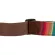 Fender® Sonoran Strap guitar sash For airy/electricity/bass 2 inches wide and braided cotton material The end of the genuine leather strap has a fender logo **