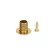 Gotoh® SGS510Z Stardard S5-L6-XG ลูกบิดกีตาร์ ลูกบิดกีตาร์ไฟฟ้า สีทอง แบบฝาครอบ หัวไฟฟ้า S5 Zinc X-Gold - Left-Sided Tun