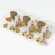 Gotoh® SGS510Z Stardard S5-L6-XG ลูกบิดกีตาร์ ลูกบิดกีตาร์ไฟฟ้า สีทอง แบบฝาครอบ หัวไฟฟ้า S5 Zinc X-Gold - Left-Sided Tun