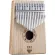 Hluru KG-BB Kalimba เปียโนนิ้วมือ คาลิมบา 17 คีย์ คีย์ C ช่องเสียงตรงกลาง ทำจากไม้ไผ่ + แถมฟรีเคสเก็บรักษา & ค้อน & คู่ม