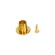 GotoH® SG381 Locking Tuner MG-T P4N-L3R3-GG Guitar Guitar Knob, Gold Green Guitar Lock Triangle Ivory White Gol