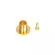 GotoH® SGS510Z Locking Tuner MG-T S5-L6-GG Gold Guitar Biker Gold Lock Electric Locks S5 Zinc Gold-Left-S