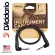 D'Addario® PW-CGTPRA-01 30 cm jack jack effect / bent head 1 FT / Classic Series Patch Cable / Right-Langle to