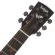 Saga® SP700G กีตาร์โปร่ง 41 นิ้ว ทรง OM Cutaway ไม้ท็อปโซลิดมะฮอกกานี / มะฮอกกานี เคลือบด้าน ลูกบิดนิกเกิลดำ