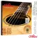 Alice® AWR480, airy guitar line Nano polished coating nano coated nano polished coating, dark carbon strap, high steel strap, wrapped wires, material 80/20 bronze