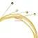Alice® AWR480, airy guitar line Nano polished coating nano coated nano polished coating, dark carbon strap, high steel strap, wrapped wires, material 80/20 bronze