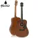 Mantic AG-380, 40 inch guitar, Dreadnough shape, Mahogany wood, both coating + free bag & tuner & kapo & Chu
