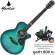 Mantic GT-1AC, 40-inch guitar, Dreadnought Cutaway, Angel Mandrus/Cherry Wood + Free Bag & Jun