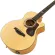 Mantic GT-1ACE Electric Guitar 40 inches OM shape, Angle Mandrus/Cherry Wood ** There is a built-in strap ** +
