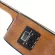 Mantic Om-1ce, 40 inches of electric guitar, concave neck, om, spruce/okmes coated with a built-in tuner + free bag & kapo