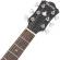 Mantic Om-1ce, 40 inches of electric guitar, concave neck, om, spruce/okmes coated with a built-in tuner + free bag & kapo