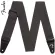 Fender® Modern Tweed Strap สายสะพายกีตาร์ไฟฟ้า / สายสะพายกีตาร์โปร่ง / สายสะพายกีตาร์เบส กว้าง 2 นิ้ว หนังแท้ ปลายสายมีโ