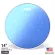 Evans ™ B14HB, Slaw Slam Drum Leather 14 "Clear Slave, 2 -story oil, 7+7 mm thick, blue coated UV ** Made in USA **