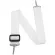 Paramount YG22 Parade Drum Shoulder Strap Big shoulder strap, white nylon material - Parade Marching Drum Strap