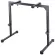 K&M® 18810 Keyboard Stand »Omega« ขาตั้งคีย์บอร์ด ปรับสูงได้ 60 - 102 ซม. รองรับน้ำหนักได้มากถึง 80 กก. พับเก็บได้ , สีด