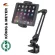 K&M® 19805 Smartphone & Tablet PC Holder, which holds a mobile tablet for the screen 10.2 -13 ", attached to the rotating table edge.