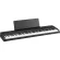 Korg® B2SP Piano Fah Piano Digital 88 Key Steer Speaker Key Steer has a USB connector in a black computer + with a stand and pedal.