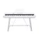 The One Keyboard Pro Ton1 Piano Fah 88 Key Key System Hammer Action has 691 sounds to the app to connect to Pedal + free.